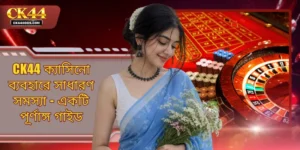 CK44 ক্যাসিনো ব্যবহারে সাধারণ সমস্যা - একটি পূর্ণাঙ্গ গাইড