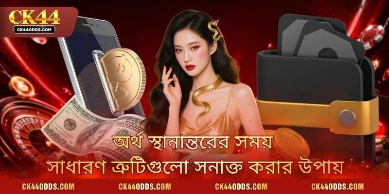 অর্থ স্থানান্তরের সময় সাধারণ ত্রুটিগুলো সনাক্ত করার উপায়