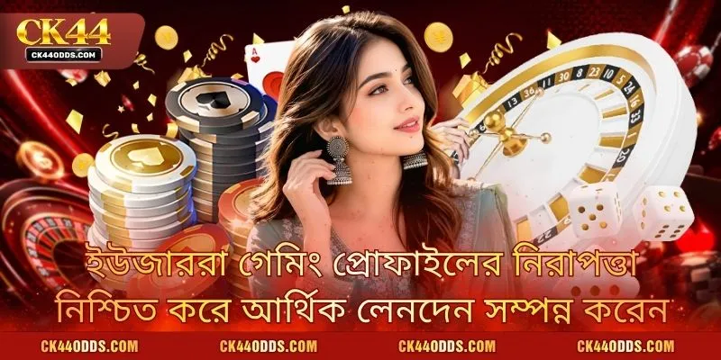 ইউজাররা গেমিং প্রোফাইলের নিরাপত্তা নিশ্চিত করে আর্থিক লেনদেন সম্পন্ন করেন