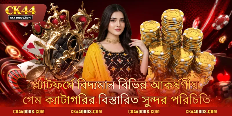 প্ল্যাটফর্মে বিদ্যমান বিভিন্ন আকর্ষণীয় গেম ক্যাটাগরির বিস্তারিত সুন্দর পরিচিতি