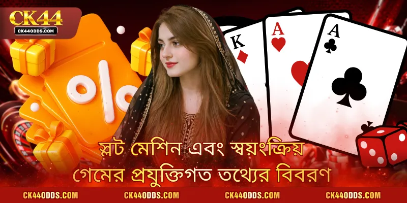 স্লট মেশিন এবং স্বয়ংক্রিয় গেমের প্রযুক্তিগত তথ্যের বিবরণ